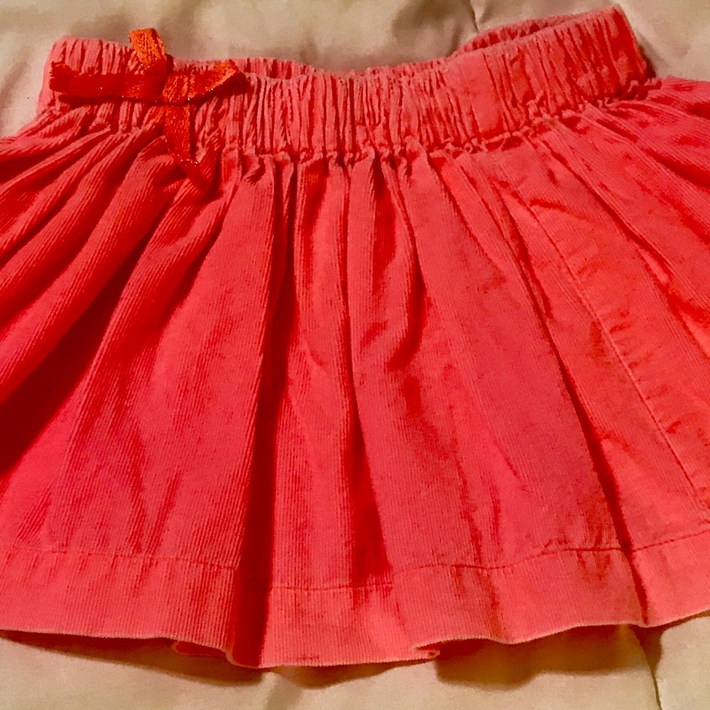 OSHKOSH BGOSH 2T GIRLS ADORABLE PINK CORDUROY SKIR